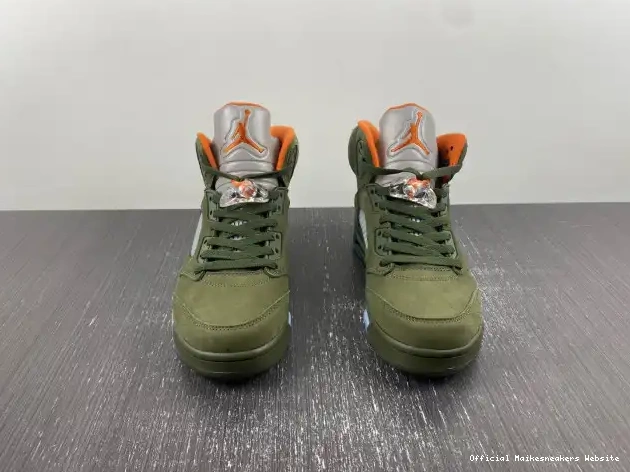 Official Maikesneakers Olive Jordan 5 DD0587-308 Air 0518
